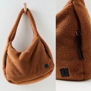 Free People Cozy Carry All In Coco Teddy